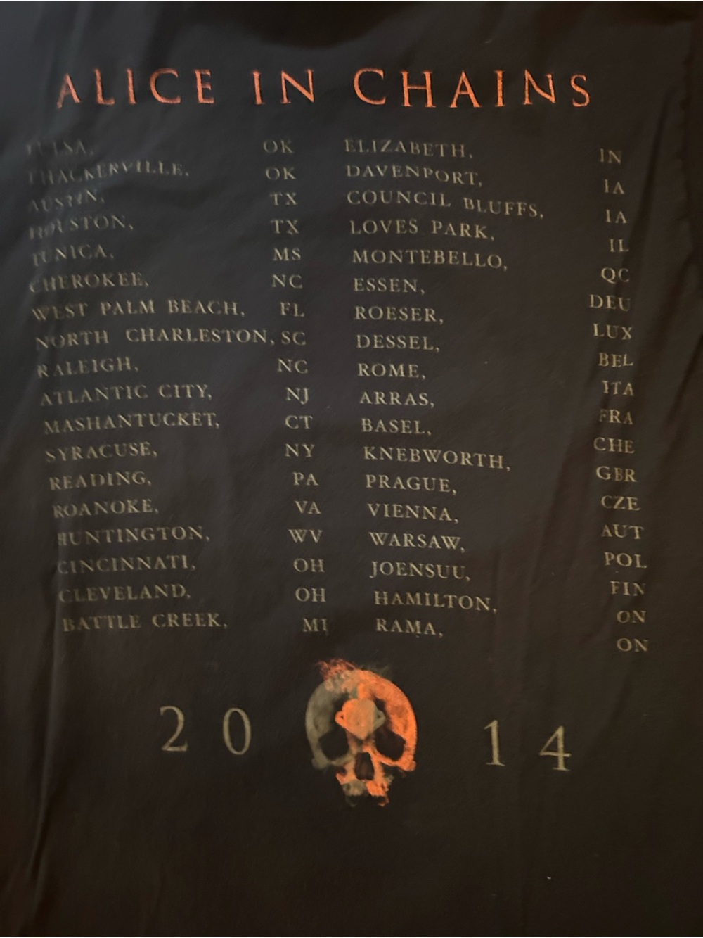 Alice In Chains 2014 Hollow Tour
Shirt - Picture 5 of 5